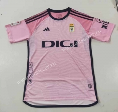 2023-24 Real Oviedo Away PInk Thailand Soccer Jersey AAA-7T