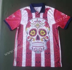 2023-2024 Day Of The Dead Special Version Deportivo Guadalajara Pink Thailand Soccer Jersey AAA-912
