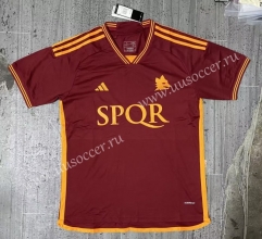 Correct Version （s-4xl）2023-24 AS Roma Home Red Thailand Soccer Jersey AAA-818