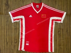 Retro Version 98 China PR Home Red Thailand Soccer Jersey AAA-6157