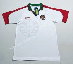 Retro Version 96-97 Portugal Away White Thailand Soccer Jersey AAA-2282