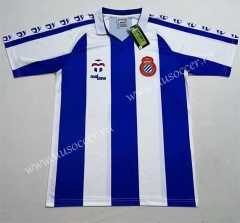 Retro Version 2023-2024 RCD Espanyol Home Blue&White Thailand Soccer Jersey AAA-2282