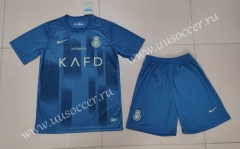 2023-24 Al Nassr Away Blue Soccer Uniform-718
