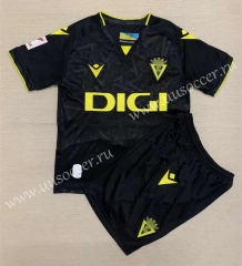 2023-2024 Cádiz CF Away Black Soccer Uniform-AY