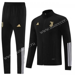 2023-2024 Juventus Black Thailand Soccer Jacket Uniform-LH