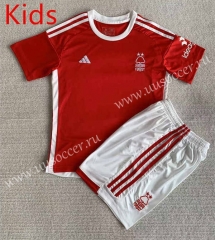 2023-2024 Nottingham Forest Home Red Kids/Youth Soccer Uniform-AY