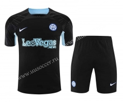 2023-2024 Inter Milan Black Thailand Soccer Uniform-418