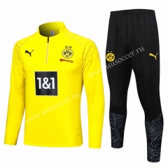 2022-23 Borussia Dortmund Yellow  Thailand Soccer Tracksuit Uniform-411