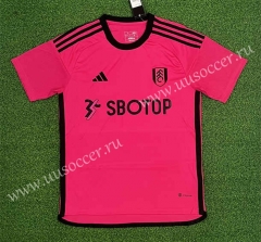 （s-4xl）2023-24  Fulham Away Pink Thailand Soccer Jersey AAA-403