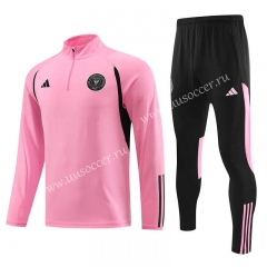 2023-2024 Inter Miami Pink Thailand Soccer Tracksuit-411