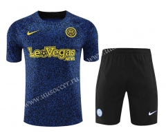 2023-2024 Inter Milan Blue&Black Thailand Soccer Uniform-418