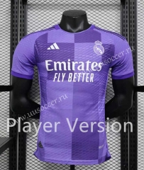 Player verison 2023-24 special edition  Real Madrid Purple Thailand Soccer Jersey AAA-888