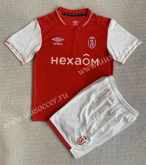 2023-2024 Stade de Reims Home Red Soccer Uniform-AY