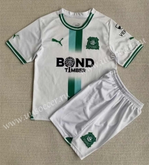 2023-24 Plymouth Argyle Away White Soccer Uniform-AY