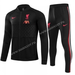 2023-24 Liverpool Black  Thailand Soccer Jacket Uniform -GDP