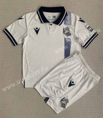 2023-24  Real Sociedad 2nd Away White Soccer Uniform-AY