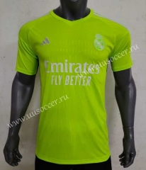 2023-2024 Goalkeeper Real Madrid Fluorescent Green Thailand Soccer Jersey AAA-416