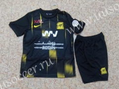 2023-2024 Al Ittihad Football Club Away Black Soccer Unifrom-718