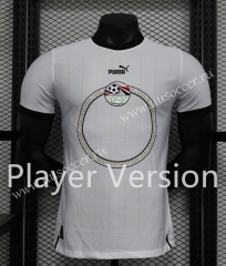 Player Version 2023-2024 Egypt White Thailand Soccer Jersey AAA-888