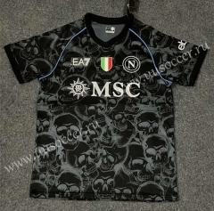 (S-4XL) 2023-2024 Napoli Halloween Black Thailand Soccer Jersey-0485