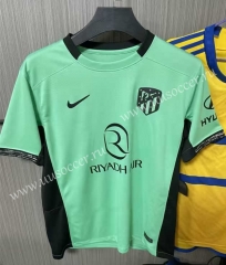 (S-4XL) 2023-2024 Atletico Madrid Away Green Thailand Soccer Jersey AAA-422