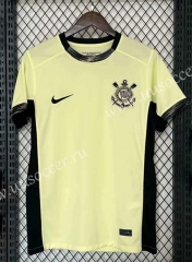 (S-4XL) 2023-2024 Corinthians Away Yellow Thailand Soccer Jersey AAA-9663