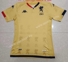 2023-2024 Genoa C.F.C Yellow Thailand Soccer Jersey AAA-709