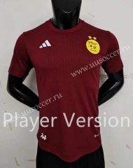 Player Version 2023-2024 Algeria Maroon Thailand Soccer Jersey AAA-9926