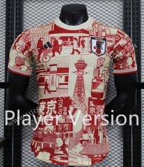 Player verison  2023-24 Japan Red&Yellow  Thailand Soccer jersey AAA-888