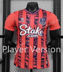 Player Version 2023-2024 Everton 2nd Away Red Thailand Soccer Jersey AAA-888