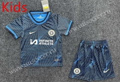 2023-2024 Chelsea Away Blue Kid/Youth Soccer Uniform-GB