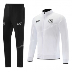 2023-2024 Napoli White Thailand Soccer Jacket Uniform-LH
