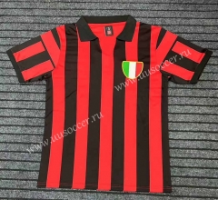 Retro Version 1963 AC Milan Home Red&Black Thailand Soccer Jersey AAA-7568