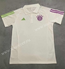 2023-24  Bayern München White Thailand Polo Shirts-2044