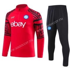（s-3xl）2023-24 Napoli Red Soccer Tracksuit Uniform-GDP