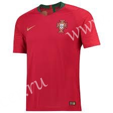2018 Retro Version Portugal Home Red Thailand Soccer Jersey AAA-912