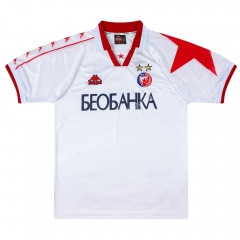 Retro Version 95-97 Crvena zvezda Away  White Thailand Soccer Jersey AAA-7505