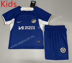 2023-2024 Chelsea Home Blue Kid/Youth Soccer Uniform-5391