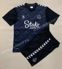2023-24 Everton goalkeeper Black Soccer Uniform-AY