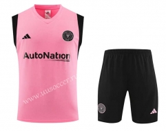 2023-2024 Inter Miami FC Pink Thiland Soccer Vest Uniform-4627