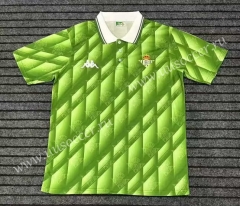 1993 Retro edition Real Betis  Home Green  Thailand Soccer Jersey-7568