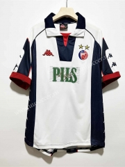 Retro Version 99-01 Crvena zvezda Away White&Blue Thailand Soccer Jersey AAA-7505