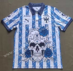 2023-2024 Special Version Day Of The Dead Monterrey Blue&White Thailand Soccer Jersey AAA-912