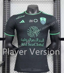 Player Version 2023-2024 Al-Ahli Saudi Black Thailand Soccer Jersey AAA-888