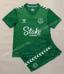 2023-24 Everton goalkeeper Green Soccer Uniform-AY