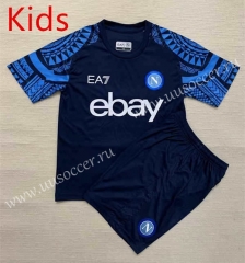 2023-2024 Napoli Blue&Black Kid/Youth Soccer Uniform-AY