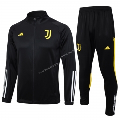 2023-24 Juventus FC Black Thailand Soccer Jacket Uniform-815