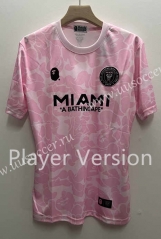 Player version  2023-2024 Inter Miami CF Pink Thailand Soccer Jersey AAA-709