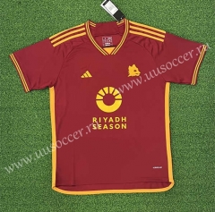 (S-4XL) 2023-2024 Roma Home Red Thailand Soccer Jersey AAA-403