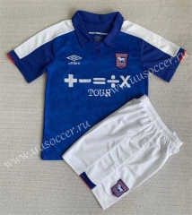 2023-2024 Ipswich Town Home Blue Soccer Uniform-AY